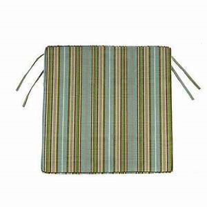 17x16x2 Seat Pad Sunbrella in Elegant Dots, Checks, and Stripes - $74.99