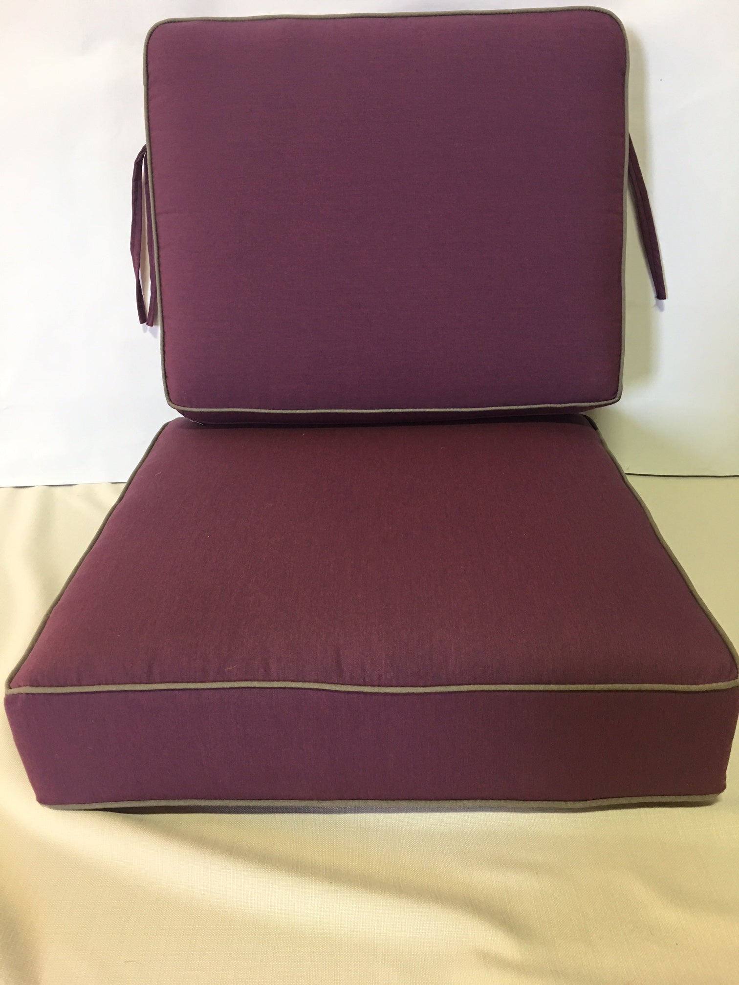 2pc Sunbrella 6" Cushion $209.00/$229.00, 6 sizes